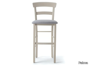 ROMA 42LJ.i2 - High beech stool with back _ Palma