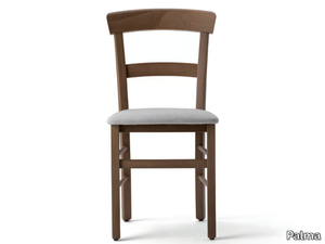 ROMA 42L.i2 - Beech chair with integrated cushion _ Palma