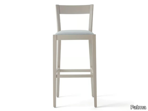 SILLA 472AI.i1 - High beech stool with integrated cushion _ Palma