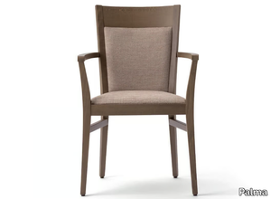 SOUL SOFT 472EP.I1 - Upholstered beech chair with armrests _ Palma