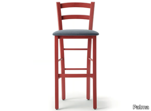 VENEZIA 42AA.i2 - High beech stool with back _ Palma