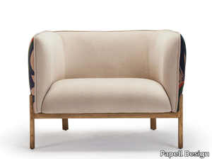 ARVIL - Fabric armchair with armrests _ Papell Design