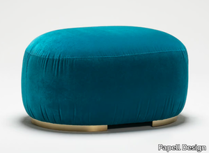 ARVIL - Oval velvet pouf _ Papell Design