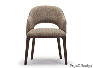 JOY - Fabric chair with armrests _ Papell Design