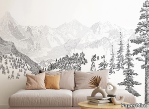 MONTAGNE - Panoramic wallpaper _ PaperMint