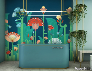 JARDIN EXOTIQUE - Panoramic wallpaper _ PaperMint