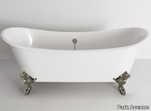 COOOPER - Freestanding oval cast iron bathtub _ Park Avenue