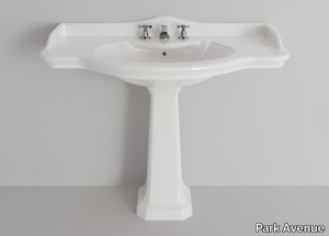 ASTON & PEDESTAL - Single pedestal ceramic washbasin _ Park Avenue