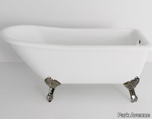 SLOW - Asymmetric freestanding cast iron bathtub _ Park Avenue