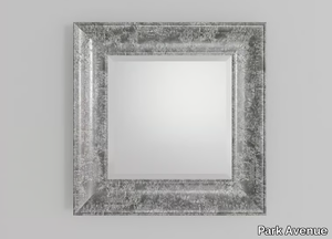 NARCISO - Square framed wooden mirror _ Park Avenue