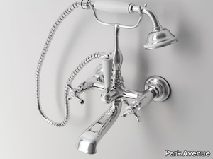 HOPKINS - 2 hole wall-mounted bathtub tap with hand shower _ Park Avenue