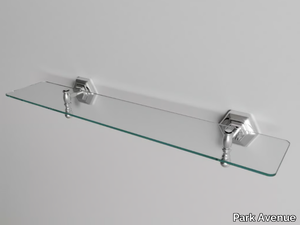 WALDORF - Glass bathroom wall shelf _ Park Avenue