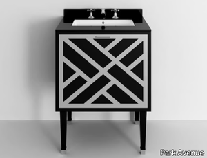 CORA 1S - Single wooden vanity unit with drawers _ Park Avenue