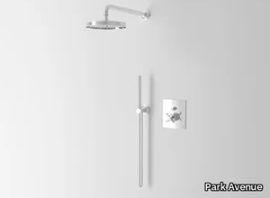 CROSS - 3 hole single handle shower set with diverter _ Park Avenue