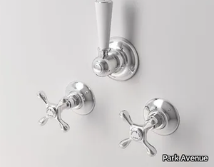 JAMES - 3 hole Recessed shower tap with individual rosettes _ Park Avenue