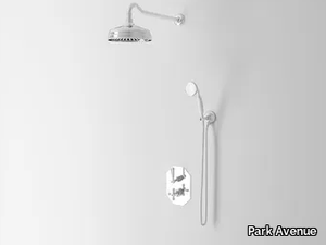 BEATRICE - 4 hole shower set with overhead shower _ Park Avenue