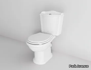 CROWN - Floor mounted close coupled ceramic toilet with external cistern _ Park Avenue