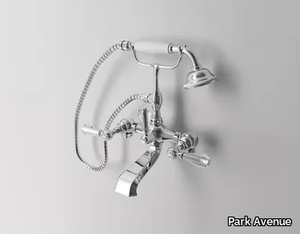 BEATRICE - 2 hole floor standing bathtub tap with hand shower _ Park Avenue