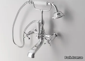 HOPKINS - 2 hole floor standing bathtub tap with hand shower _ Park Avenue