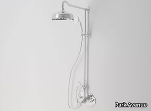 ASTAIRE - Wall-mounted thermostatic shower panel with hand shower _ Park Avenue