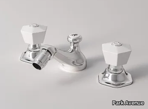 BIANCA - 3 hole bidet tap with automatic pop-up waste _ Park Avenue