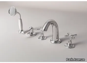 JAMES - Deck mounted 5 hole bathtub tap with hand shower _ Park Avenue