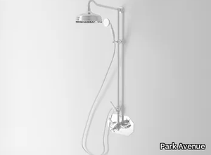 HOPKINS - Wall-mounted thermostatic shower panel with diverter _ Park Avenue