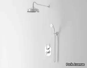 DARK WHITE - 4 hole single handle shower set with hand shower _ Park Avenue