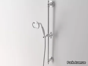 DARK WHITE - Shower wallbar with hand shower _ Park Avenue