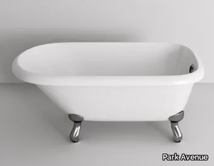 PRETTY - Asymmetric freestanding cast iron bathtub _ Park Avenue