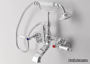 CARUSO - 2 hole wall-mounted bathtub tap with hand shower _ Park Avenue