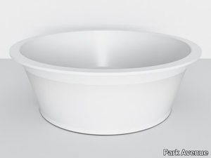 ALL ROUND - Countertop round ceramic washbasin _ Park Avenue