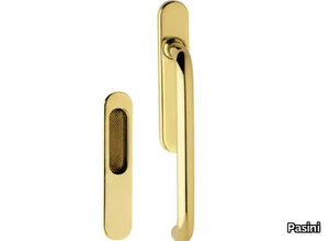 ANTA RIBALTA FASHION - Brass pull handle for sliding windows _ Pasini
