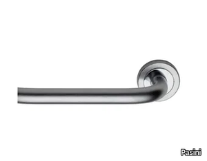 ANTIPANICO EASY - Brass door handle on rose _ Pasini