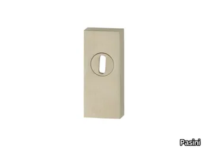 BOCCHETTA SICUREZZA RETTANGOLARE - Rectangular stainless steel keyhole escutcheon _ Pasini