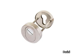 DEFENDER TONDO - Round brass keyhole escutcheon _ Pasini