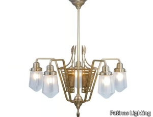 BARCELONA 5 - Handmade brass chandelier _ Patinas Lighting