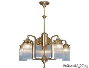 BERLIN 5 - Handmade brass chandelier _ Patinas Lighting