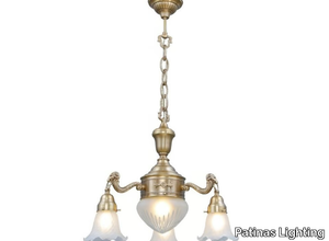 EGER II - Handmade brass chandelier _ Patinas Lighting