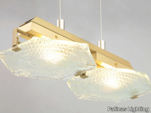 HEXXA PENDANT 02 LIN - LED glass pendant lamp _ Patinas Lighting