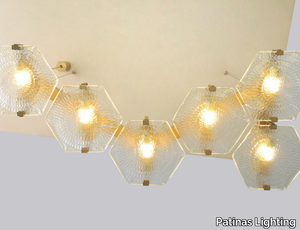 HEXXA PENDANT 06 - LED glass pendant lamp _ Patinas Lighting