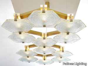 HEXXA PENDANT 12 OL - LED glass pendant lamp _ Patinas Lighting