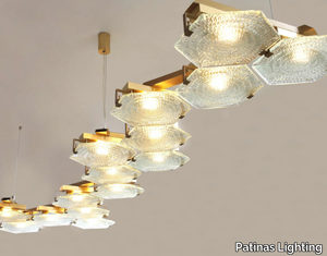 HEXXA PENDANT 15 - LED glass pendant lamp _ Patinas Lighting