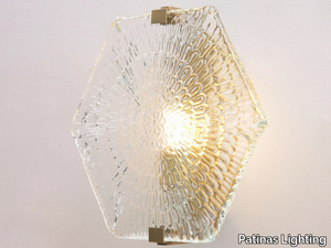 HEXXA WALL LIGHT 01 - LED glass wall lamp _ Patinas Lighting