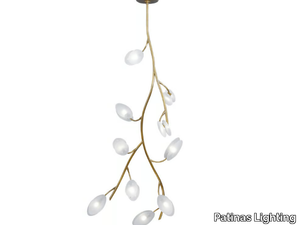 INVERNO 10 - LED handmade brass ceiling lamp _ Patinas Lighting