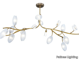 INVERNO 16 - LED handmade brass ceiling lamp _ Patinas Lighting