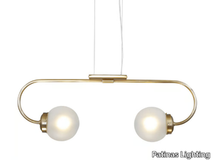 OTTONE 1 - Handmade brass pendant lamp _ Patinas Lighting