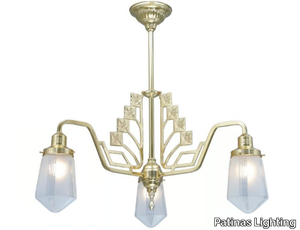 LINZ I - Handmade brass chandelier _ Patinas Lighting