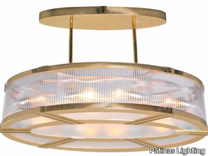 MONTREAL II - Handmade brass pendant lamp _ Patinas Lighting