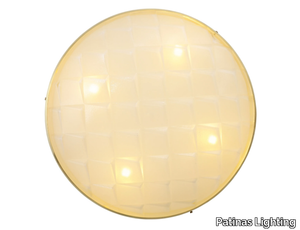 MACARON CEILING LAMP 40 - LED brass ceiling light _ Patinas Lighting